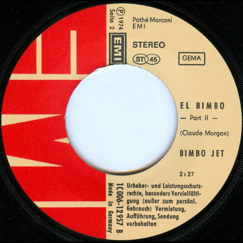 Bimbo Jet - El Bimbo (1974) [7"]
