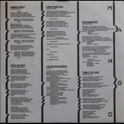 Roger Chapman - Mango Crazy (1983) [1LP]