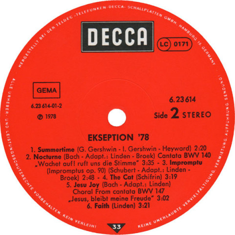Ekseption - Ekseption '78 (1978) [1LP]
