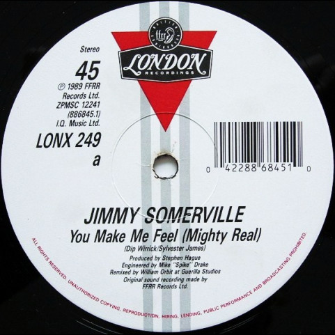 Jimmy Somerville - Mighty Real (1989) [12"]
