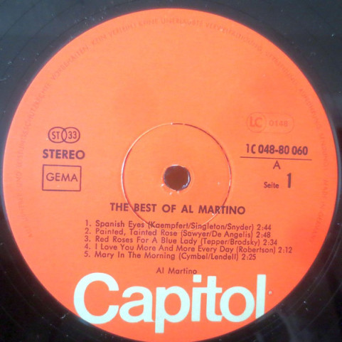 Al Martino - The Best Of Al Martino [1LP]
