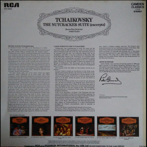 Pyotr Ilyich Tchaikovsky – Boston Pops Orchestra, Arthur Fiedler - The Nutcracker Suite (Excerpts) (1975) [1LP]