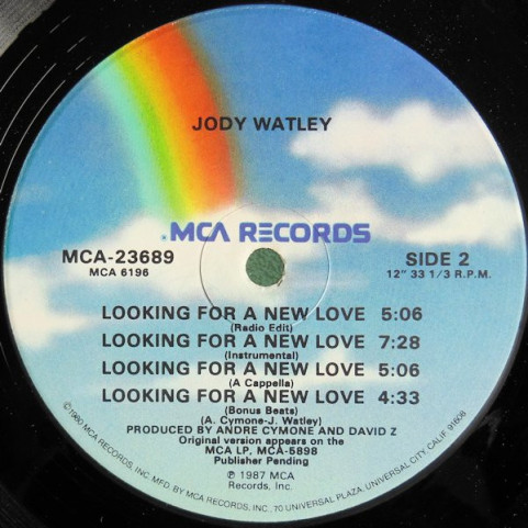 Jody Watley - Looking For A New Love (1987) [12"]