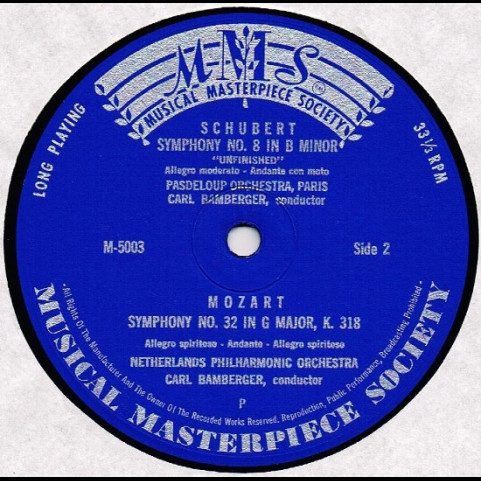 Wolfgang Amadeus Mozart, Franz Schubert, Ludwig van Beethoven - 3 Symphonien - Mozart: Symphonie Nr. 32 In G-Dur, K. 318, Schubert: Symphonie Nr. 8 “Unvollendete”, Beethoven: Symphonie Nr. 5 [1LP]