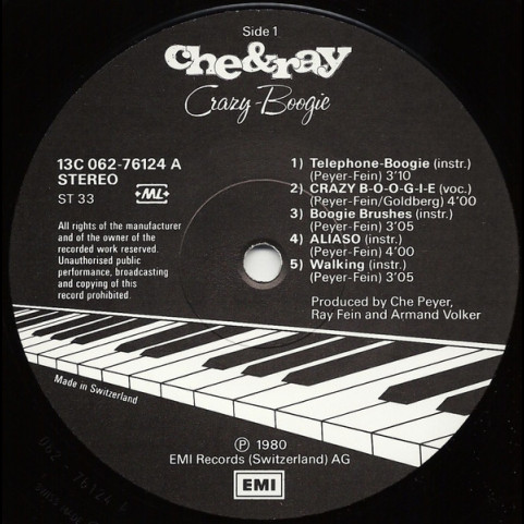 Che & Ray - Crazy - Boogie (1980) [1LP]