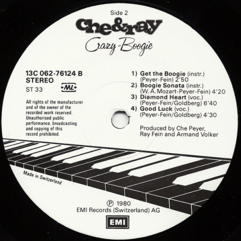 Che & Ray - Crazy - Boogie (1980) [1LP]