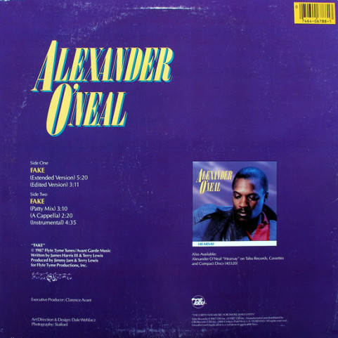 Alexander O'Neal - Fake (1987) [12"]