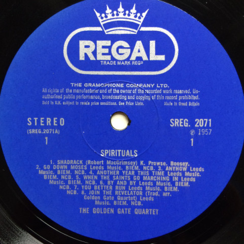 Golden Gate Quartet, The - Spirituals [1LP]