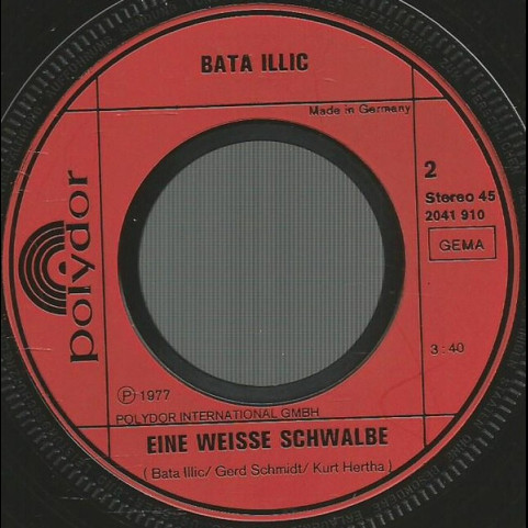 Bata Illic - Hey Girl Blondes Mädchen (1977) [7"]