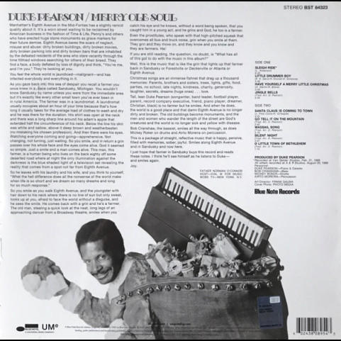 Duke Pearson - Merry Ole Soul (2021) [1LP] 180g
