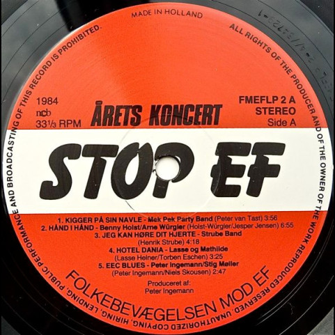 Various - Årets Koncert (1984) [1LP]