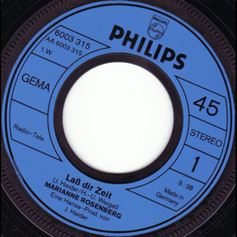 Marianne Rosenberg - Laß Dir Zeit (1973) [7"]
