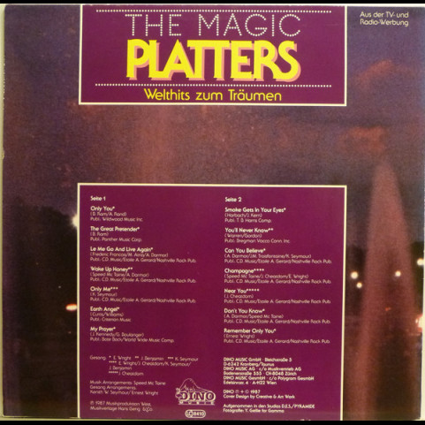 Magic Platters, The - Welthits Zum Träumen (1987) [1LP]