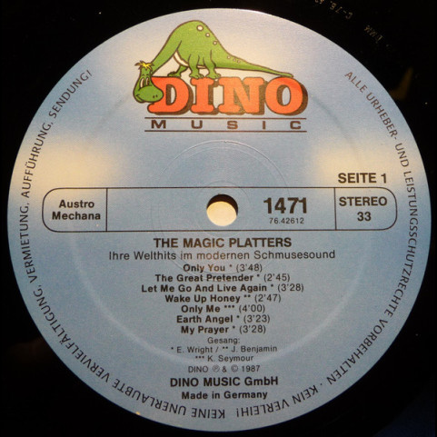 Magic Platters, The - Welthits Zum Träumen (1987) [1LP]
