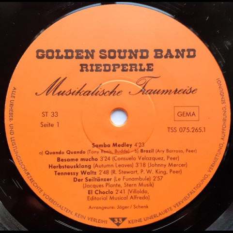 Golden Sound Band Riedperle - Musikalische Traumreise [1LP]