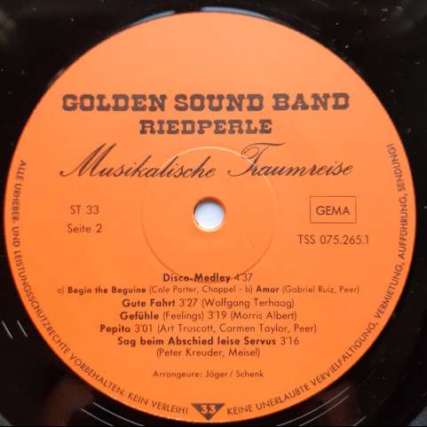 Golden Sound Band Riedperle - Musikalische Traumreise [1LP]