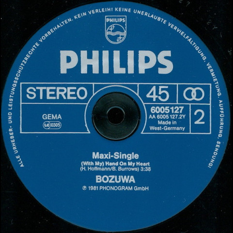 BoZuWa - Nights In Nairobi (1981) [12"]