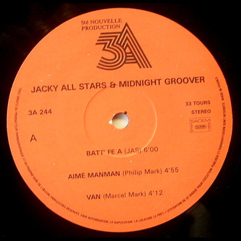 Jacky All Stars & Midnight Groovers - Caribbean Experience (1983) [1LP]