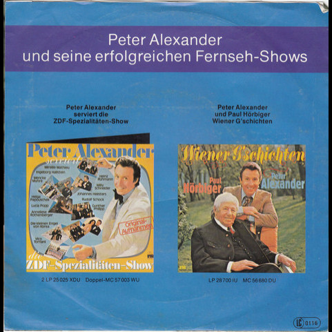Peter Alexander - Feierabend (1977) [7"]