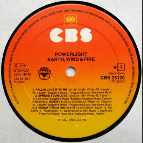 Earth, Wind & Fire - Powerlight (1983) [1LP]