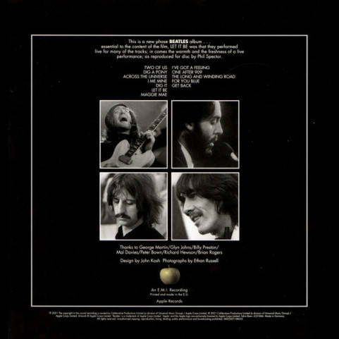 Beatles, The - Let It Be (2021) [1LP]