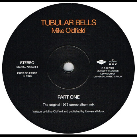 Mike Oldfield - Tubular Bells (2009) [1LP] 180g