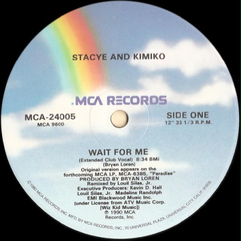 Stacye And Kimiko - Wait For Me (1990) [12"]