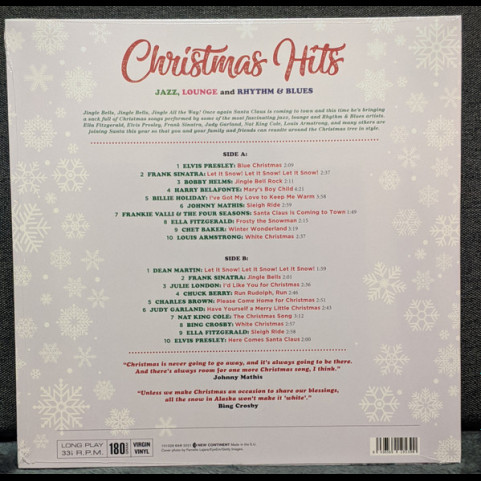 Various - Christmas Hits (Jazz, Lounge and Rhythm & Blues) (2021) [1LP] 180g