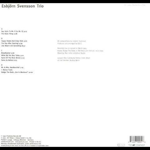 E.S.T. - E.S.T. Live '95 (2021) [2LP] 180g