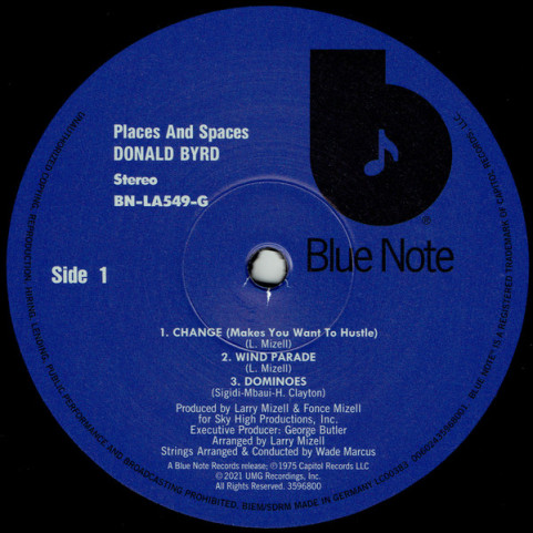 Donald Byrd - Places And Spaces (2021) [1LP] 180g