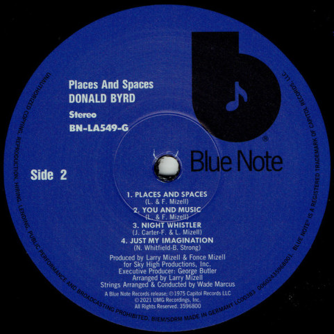Donald Byrd - Places And Spaces (2021) [1LP] 180g