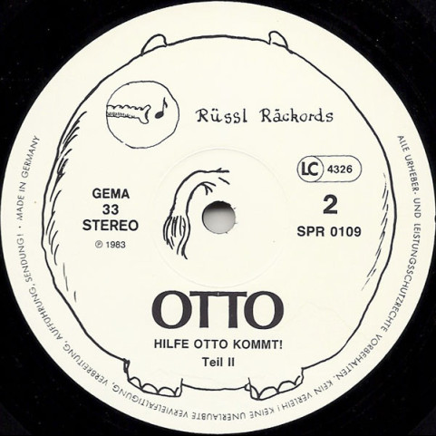Otto Waalkes - Hilfe Otto Kommt! (1983) [1LP]