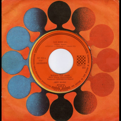 Kati Kovács / Koós János - Ninna, Nanna / Cigány Fiú = Il Cuore È Uno Zingaro (1971) [7"]