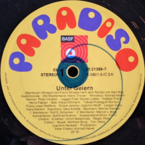 Karl May - Unter Geiern [1LP]