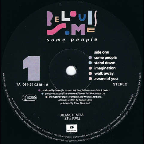 Belouis Some - Some People (1985) [1LP]