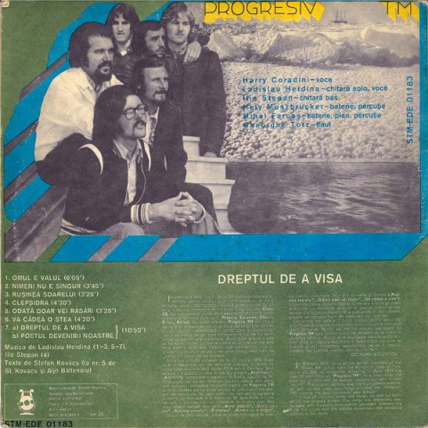 Progresiv TM - Dreptul De A Visa (1976) [1LP]