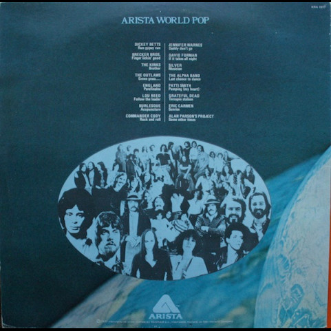 Various - Arista World Pop (1977) [1LP]