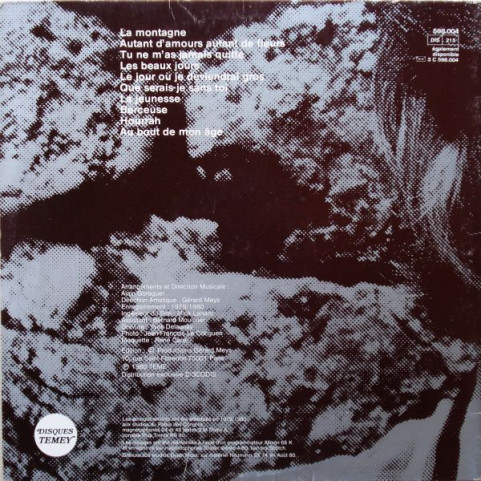 Jean Ferrat - 4 - La Montagne / Que Serais-je Sans Toi - 1964 (1980) [1LP]