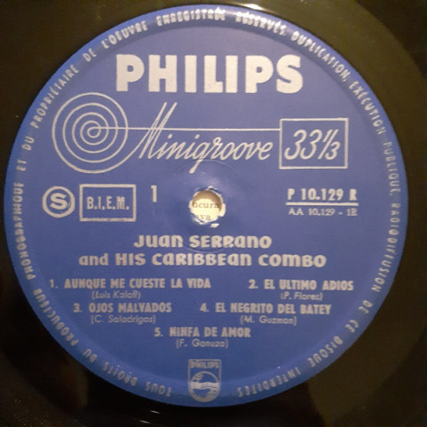 Juan Serrano And His Caribbean Combo - Juan Serrano And His Caribbean Combo (1958) [10"]