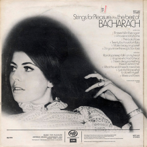 Strings For Pleasure - Play The Best Of Bacharach (1970) [1LP]