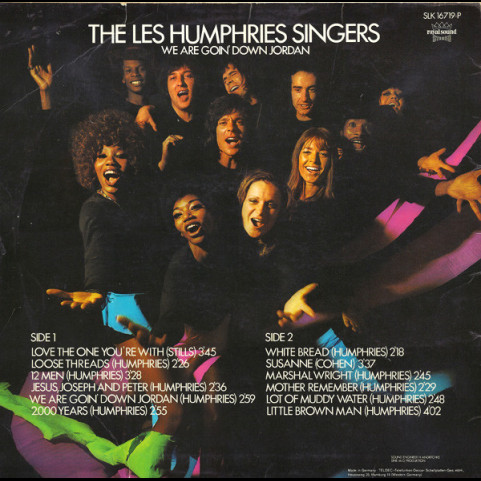 Les Humphries Singers - We Are Goin' Down Jordan (1971) [1LP]
