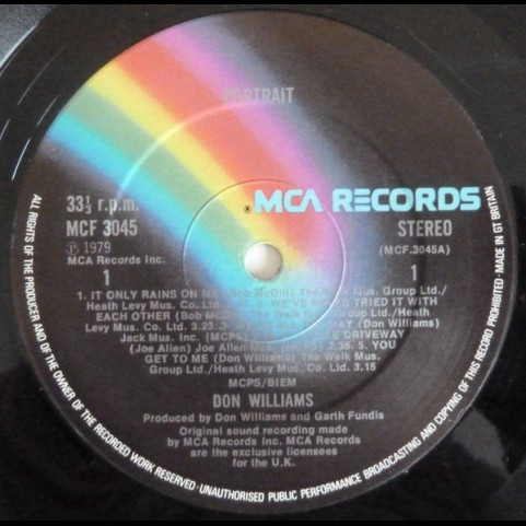 Don Williams (2) - Portrait (1979) [1LP]