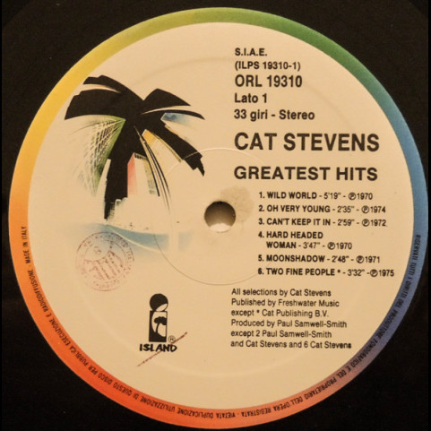 Cat Stevens - Greatest Hits [1LP]