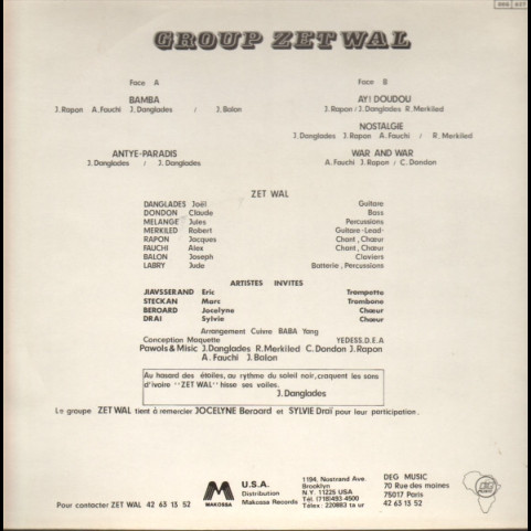 Zetwal - Zetwal (1987) [1LP]