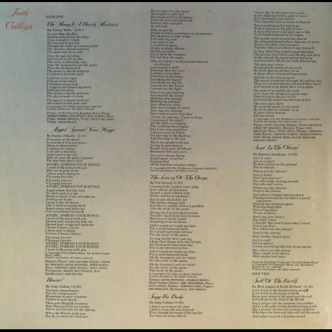 Judy Collins - Judith (1975) [1LP]