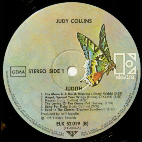Judy Collins - Judith (1975) [1LP]