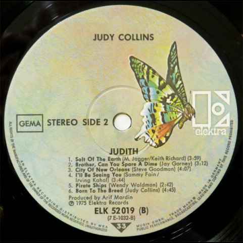 Judy Collins - Judith (1975) [1LP]