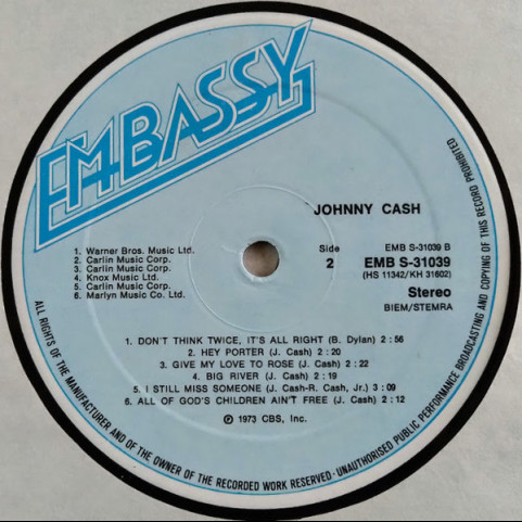 Johnny Cash - Johnny Cash [1LP]