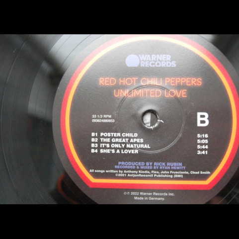 Red Hot Chili Peppers - Unlimited Love (2022) [2LP]