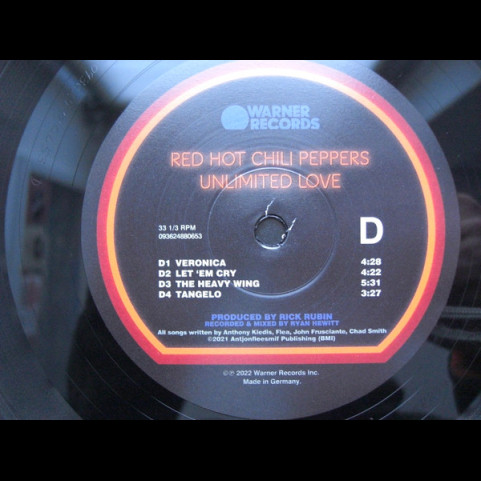 Red Hot Chili Peppers - Unlimited Love (2022) [2LP]